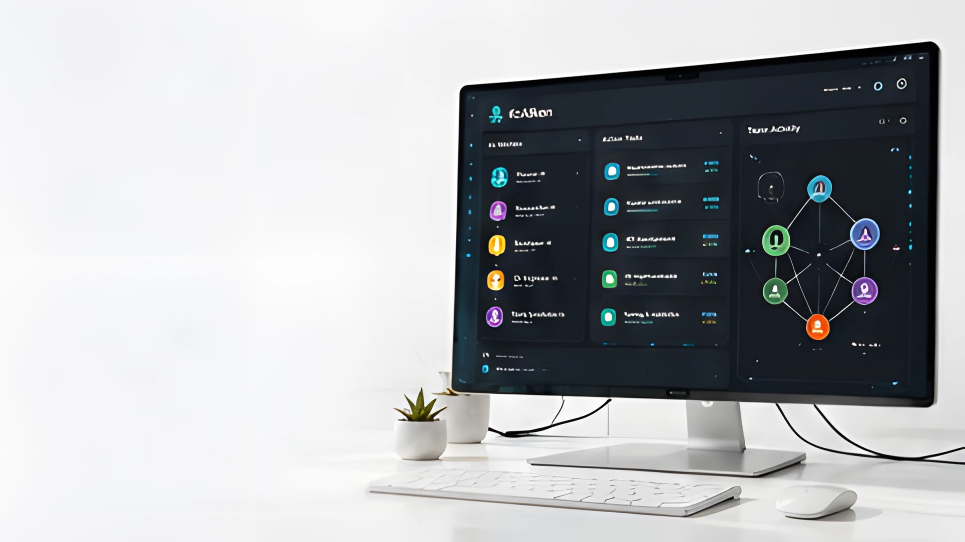 The KrAIken control window on a desktop monitor.